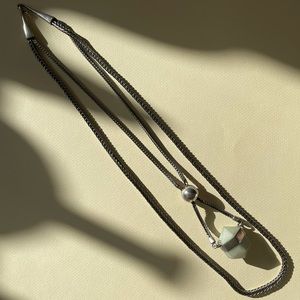 ManiaMania silver necklace with crystal pendant